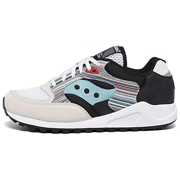Saucony Jazz 4000 Grey Black M Wide Low-Top Running Shoes Comfortable & Durable S70515-1 (M Width)
