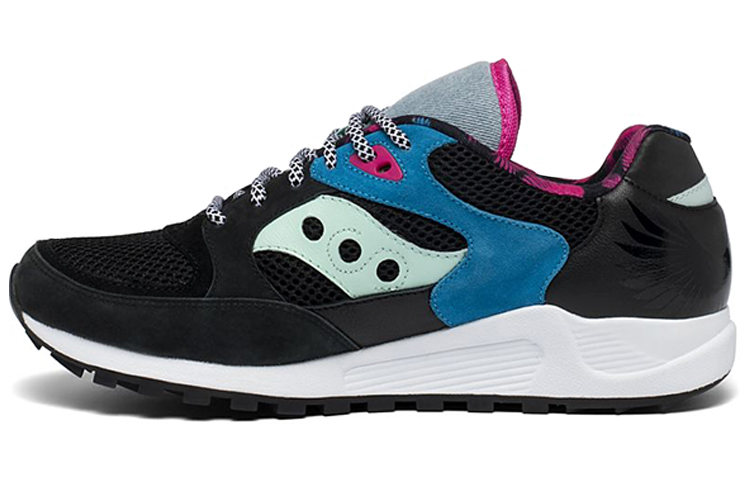 Saucony Jazz 4000 Luna Blue Black White Running Shoes M Width Cushioned Durable S70531-1 (M Width)