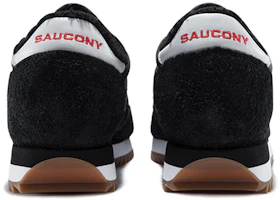 Shop Saucony Jazz Original Vintage 低幫復古跑步鞋 黑白紅