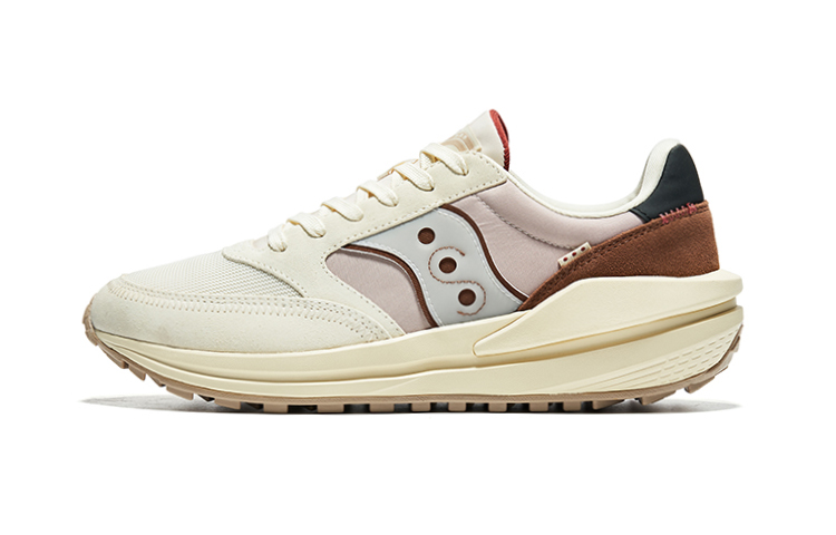 Saucony Jazz Renew Retro Comfortable Casual Running Shoes Beige/Brown . S79040-8