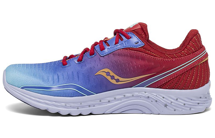 Saucony Kinvara 11 Red Blue Comfortable Cushioned Running Shoes M Width S20551-6(M Width)