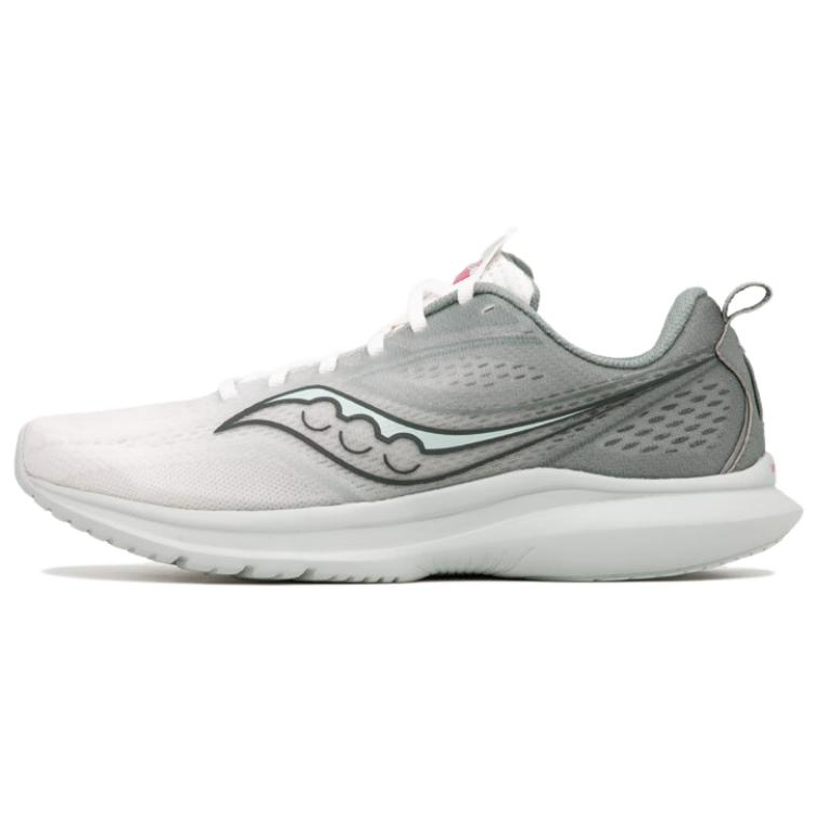 Saucony Kinvara 13 Y2K Retro Comfortable Slip-Resistant Running Shoes White/Grey S28228-3