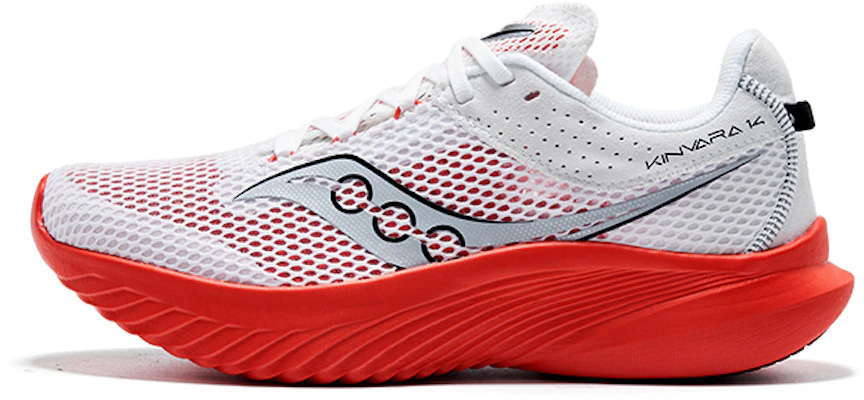 Saucony Kinvara 14 Running Shoes White/Red - Breathable, Cushioned, Lightweight. S20823-121 Buy Saucony Kinvara 14 Running Shoes White/Red - Breathable, Cushioned, Lightweight. S20823-121