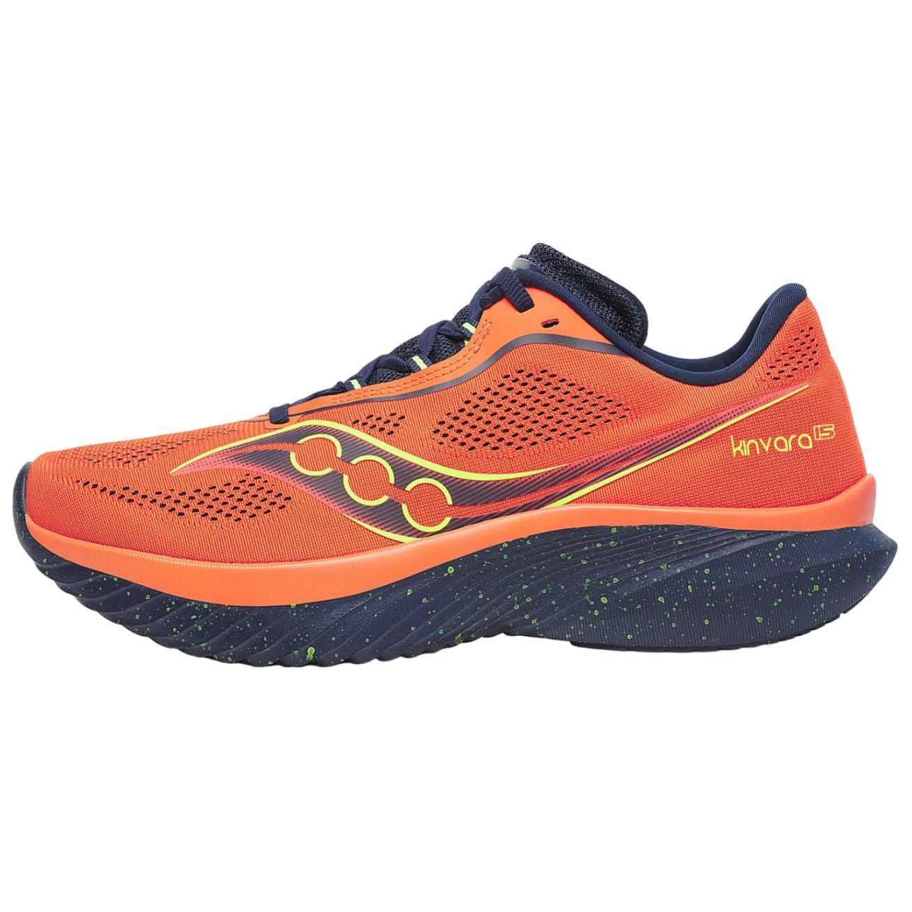Saucony Kinvara 15 Lightweight Red Blue Running Shoes for Speed & Training S20967-167