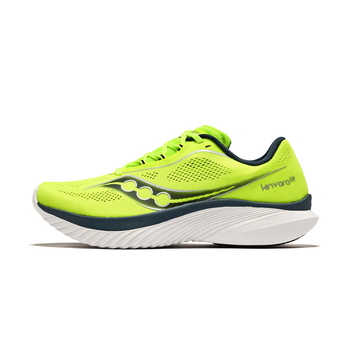 Saucony Kinvara 15 Lightweight Running Shoes Fluorescent Green/Blue S20967-220