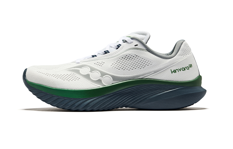 Saucony Kinvara 15 Running Shoes White/Grey Lightweight Cushioning Breathable S20967-230