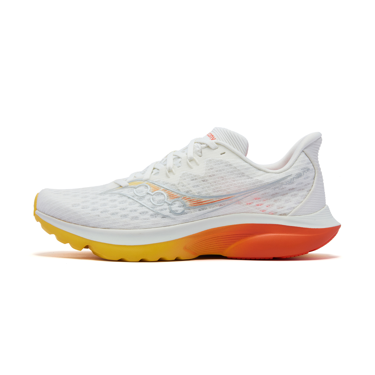Saucony Kinvara 16 White Running Shoes - Soft, Durable, Balanced Cushioning S31020-553