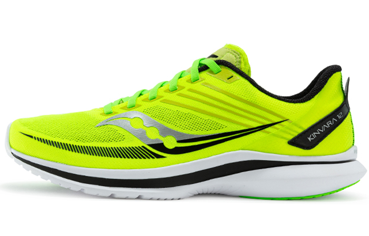 Saucony Kinvara Running Shoes Fluorescent Yellow Lightweight Cushioned Breathable Kinvara Essence (M Wide)