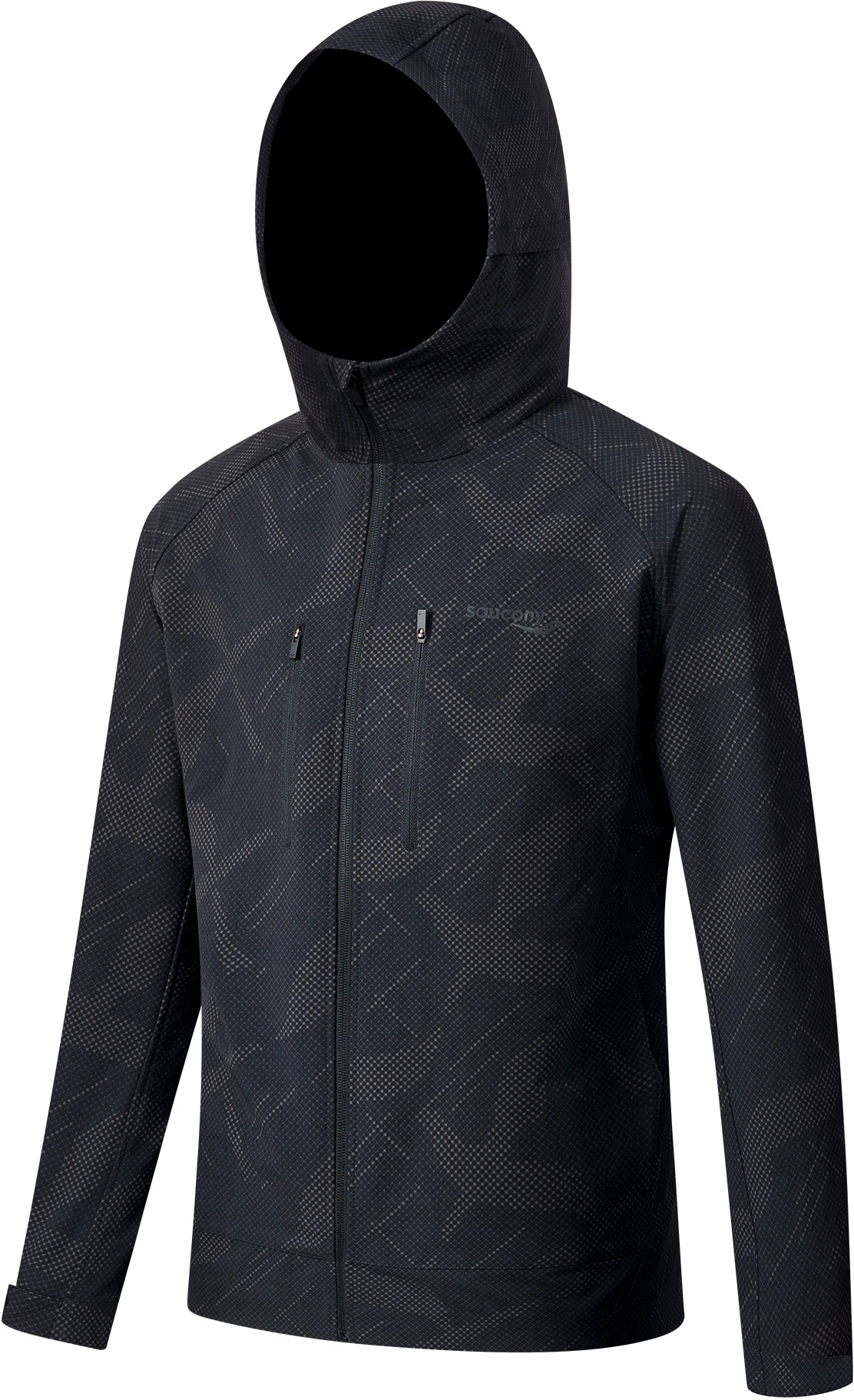 saucony-lifestyle-hoodie-jacket-black-with-gray-polka-dot-print-sc-2249016-a-pr-112