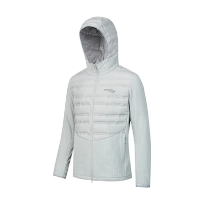 Saucony Lightweight Woven Running Jacket Cool Gray SC2240025A-GR65
