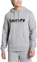 Saucony Logo Print Pullover Hoodie Long Sleeve Gray SAM800292-LGHS3 Saucony Logo Print Pullover Hoodie Long Sleeve Gray SAM800292-LGHS3