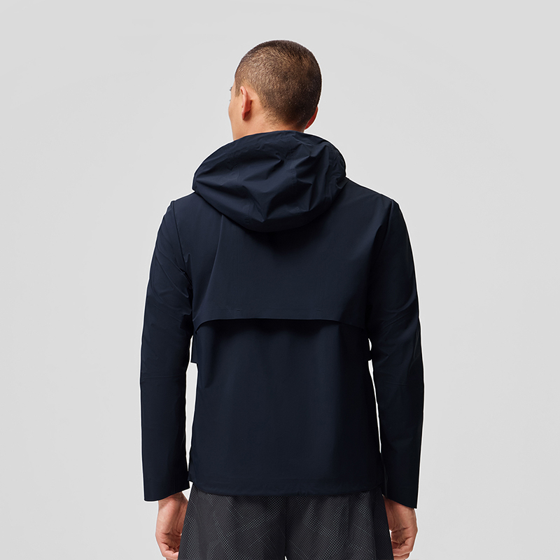 Details for Saucony 标志印花跑步防风夹克 黑色海军蓝 SC2249008A-BL106