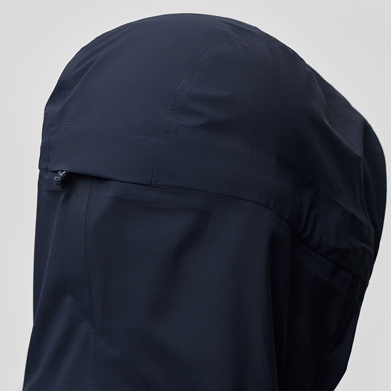 Sizing Saucony 标志印花跑步防风夹克 黑色海军蓝 SC2249008A-BL106