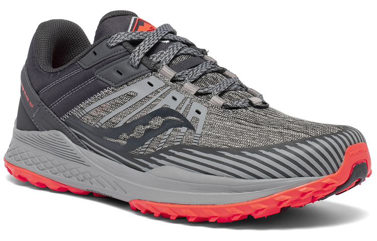 Lookbook Saucony Mad River TR 2 ''Gris ViZi Rouge''. S20582-2