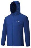 Saucony Navy Slim Fit Hoodie Jacket with Logo Print SC2239360-1 Saucony Navy Slim Fit Hoodie Jacket with Logo Print SC2239360-1