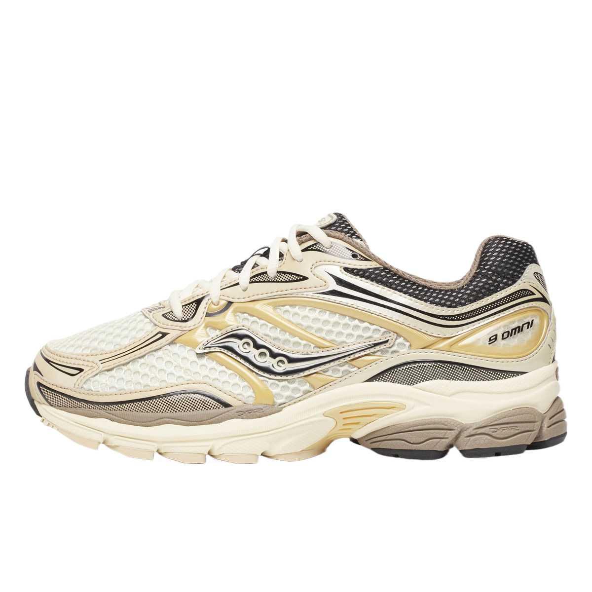 Saucony OG ProGrid Omni 9 Cream Low-Top Casual Shoes Comfortable & Durable S70739-7