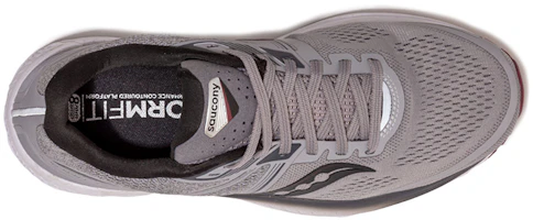 Shop Saucony Omni 19 穩定寬楦 支撐 低幫 跑步鞋 男款 淺灰