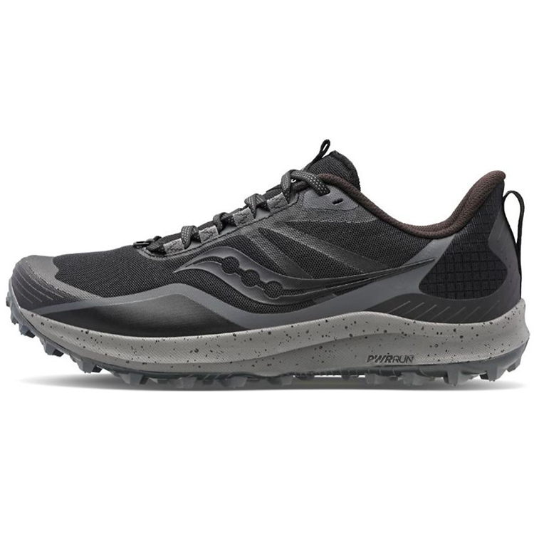 Saucony Peregrine 12 Wide 'Black Charcoal' S20738-05