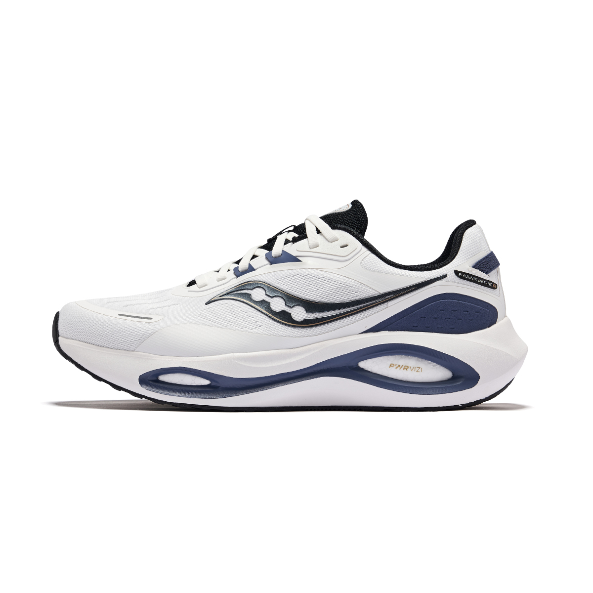 Saucony Phoenix Inferno 3 White Blue Running Shoes - Comfortable & Non-slip S28229-2