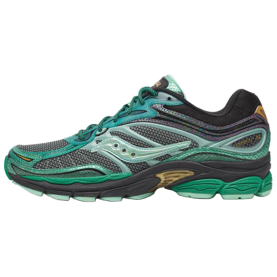 Saucony Pro Grid Omni 9 Green Low-Top Running Shoes Casual Comfort Durable S70934-2