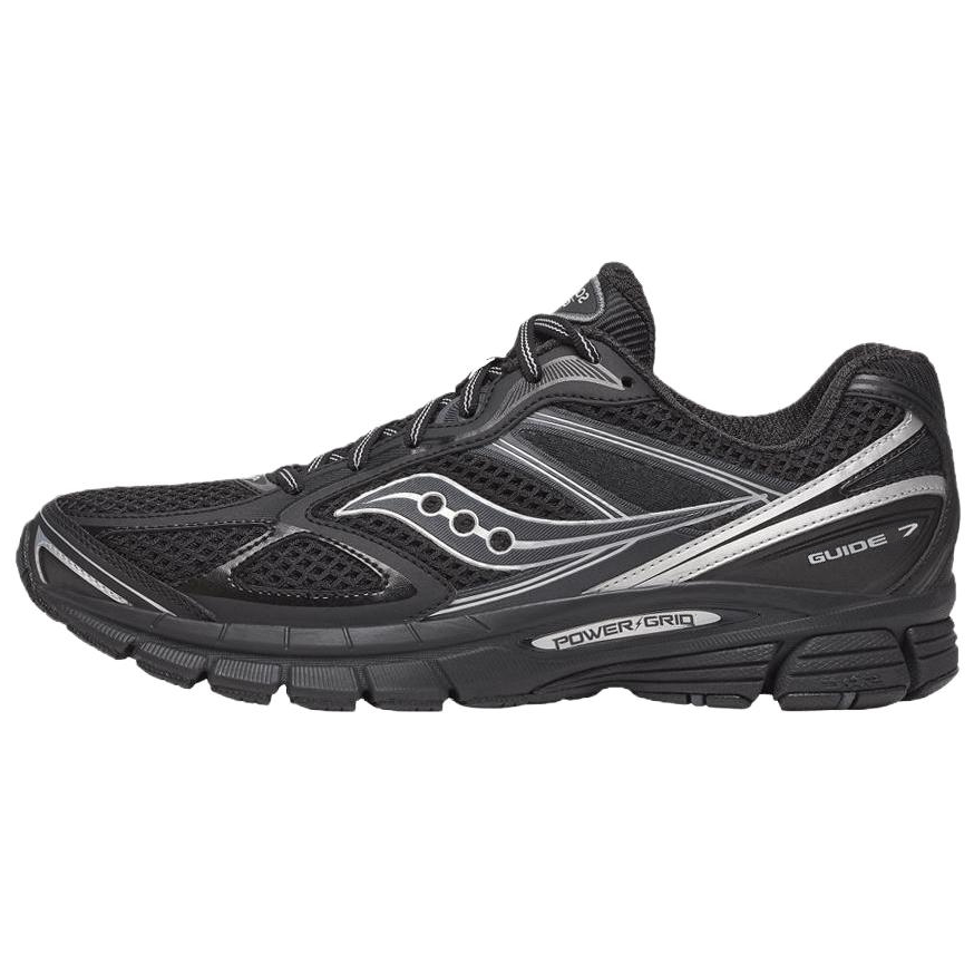 Saucony ProGrid Guide 7 Running Shoes Black - Comfortable & Slip-Resistant S70936-16