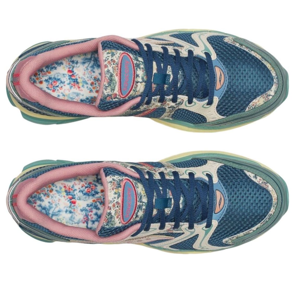 Lookbook Saucony Progrid Triumph 4 ''Blau Beige'' S71015-2