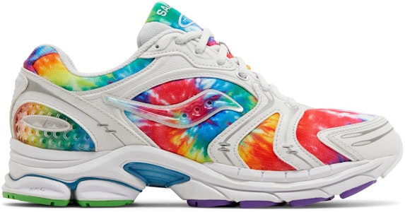 Saucony Pro Grid Triumph 4 “紮染” 耐磨透氣 低幫 跑步鞋 男款 白彩 Buy Saucony Pro Grid Triumph 4 “紮染” 耐磨透氣 低幫 跑步鞋 男款 白彩