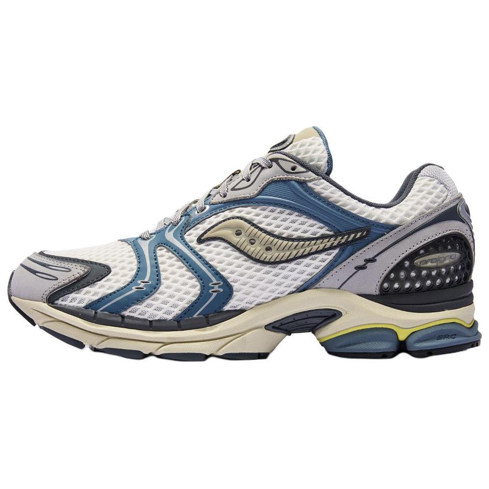 Saucony ProGrid Triumph 4 White Blue Casual Shoes - Comfortable & Durable. S70902-4