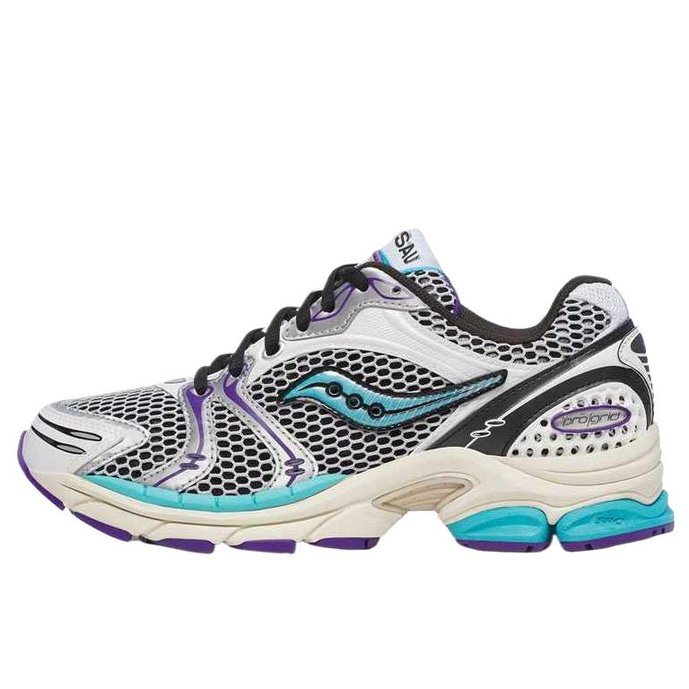 Saucony ProGrid Triumph 4 White Low-Top Running Shoes Casual Comfort Style S70704-13