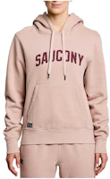 Saucony Recovery Hoodie Unisex Pink Pullover with Solid Logo Print SAU800047-SKA3 Saucony Recovery Hoodie Unisex Pink Pullover with Solid Logo Print SAU800047-SKA3