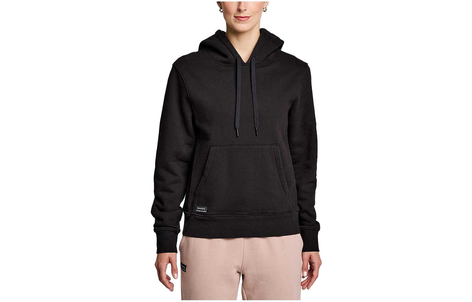 Saucony Recovery Pullover Hoodie Unisex Black SAU800047-BKA3