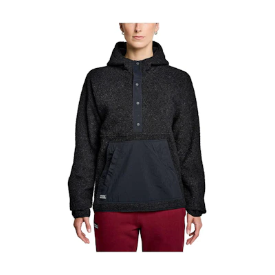 Saucony Recovery Sherpa Pullover Hoodie Unisex Black SAU800051-BK