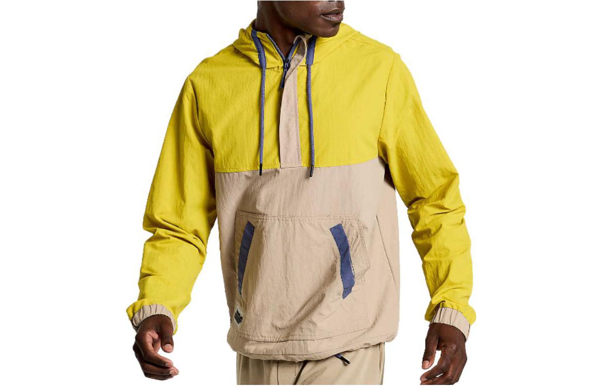Saucony Rested Anorak Yellow Hooded Jacket SAM800345-AR