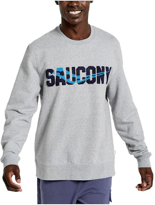 Saucony 灰色休閒字母印花圓領長袖 sweatshirt SAM800293-LGHS3 Buy Saucony 灰色休閒字母印花圓領長袖 sweatshirt SAM800293-LGHS3