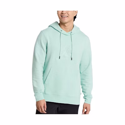 Saucony Rested Hoodie Solid Logo Light Green Pullover SAM800292-ATS3