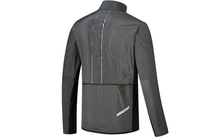 Lookbook 索康尼复古跑步夹克 UV50+ 透气 银黑色运动服 SC2249037C-MT04