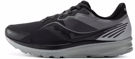 Saucony Ride 14 Runshield Running Shoes Black/Grey - Breathable, Cushioned. S20652-2 (M Width) Saucony Ride 14 Runshield Running Shoes Black/Grey - Breathable, Cushioned. S20652-2 (M Width)