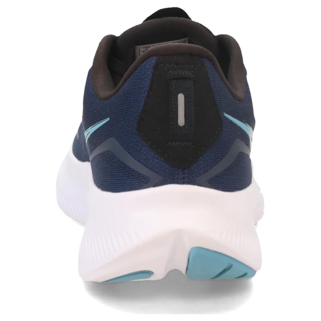 Shop Saucony Ride 驭途15 減震 低筒 跑步鞋 男款 藍色