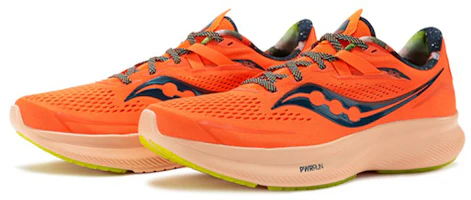Lookbook Saucony Ride 駕駛15 減震 低筒 跑步鞋 男版 橙紅色