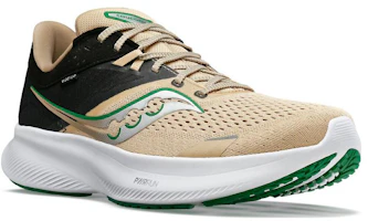 Lookbook Saucony Ride 16 防滑耐磨 低筒 跑步鞋 男款 米黑色