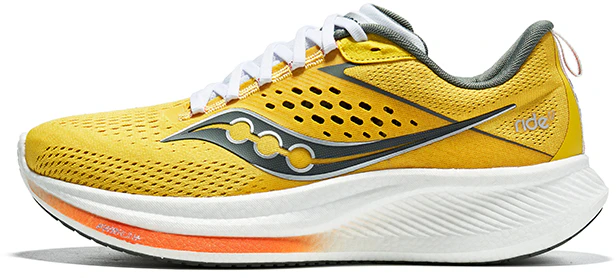 saucony-ride-17-running-shoes-yellow-green-comfortable-and-durable-trainers-s20924-112