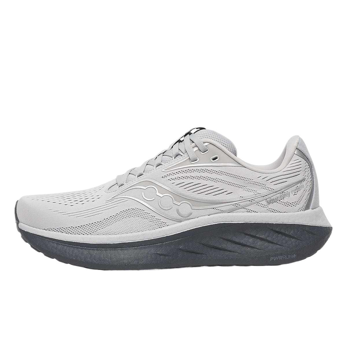 Saucony Ride 18 Gray Comfortable Low-Top Running & Training Shoes S21000-103