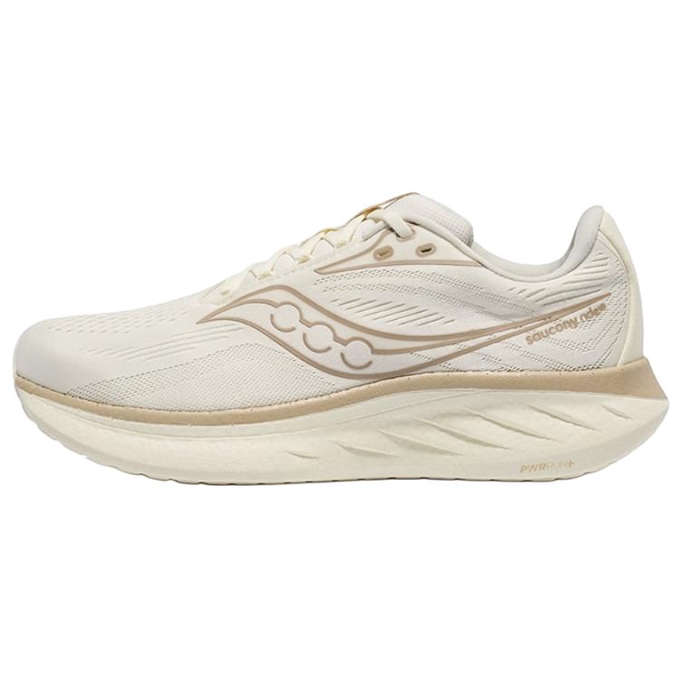 Saucony Ride 18 Low-Top Running Shoes Light Coffee - Comfort & Breathability S21000-600