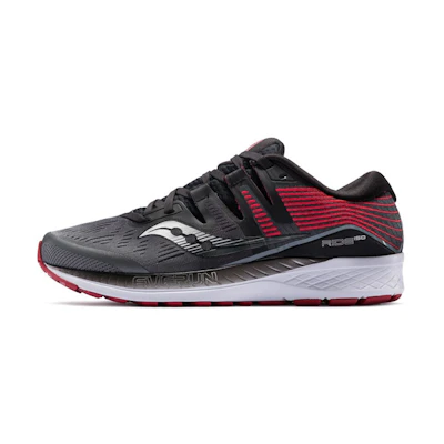 Saucony Ride ISO 'Black Red'