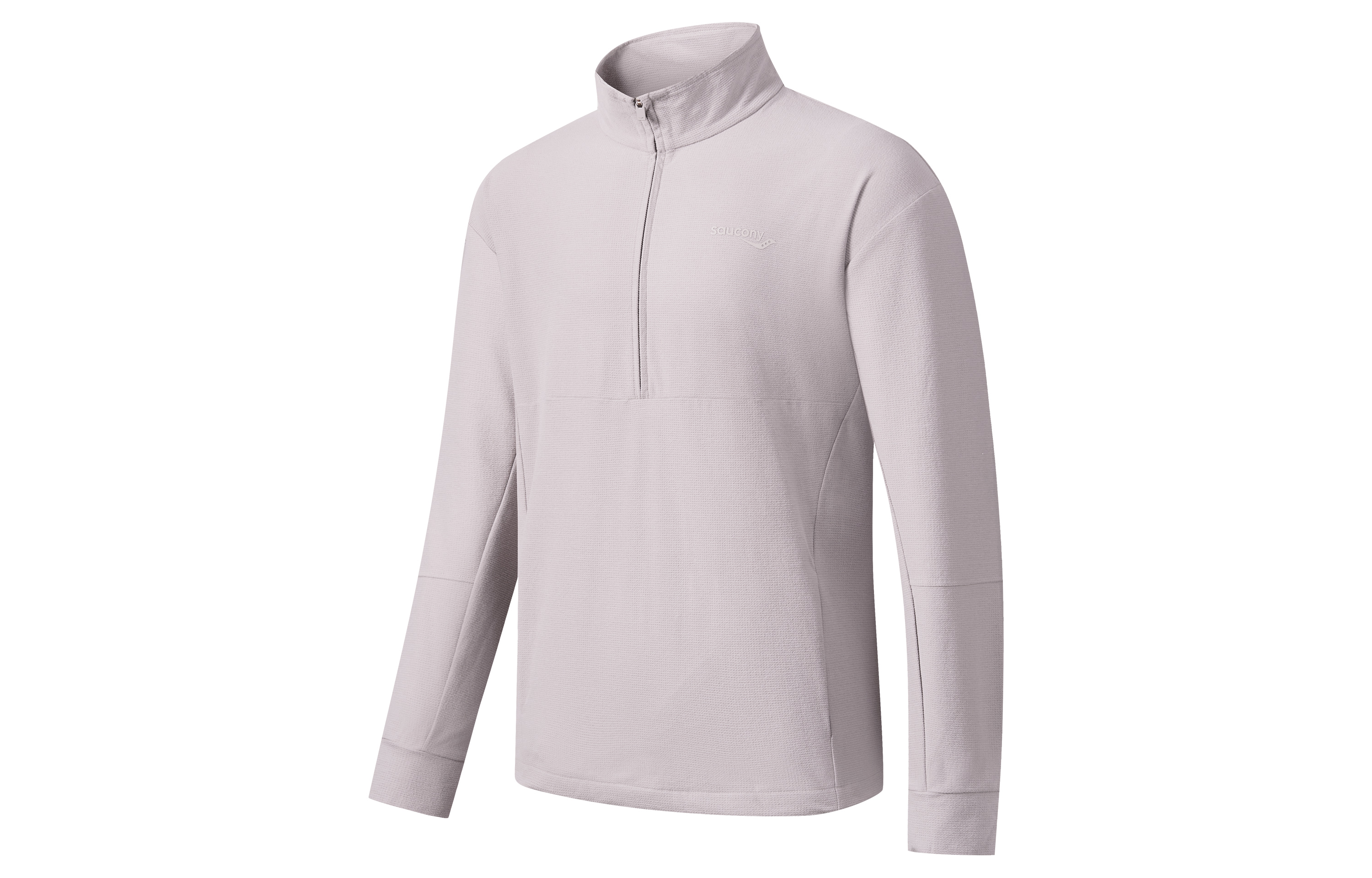 Saucony Running Pullover Half-Zip Sweatshirt Light Khaki Casual Activewear SC2249020B-KH01