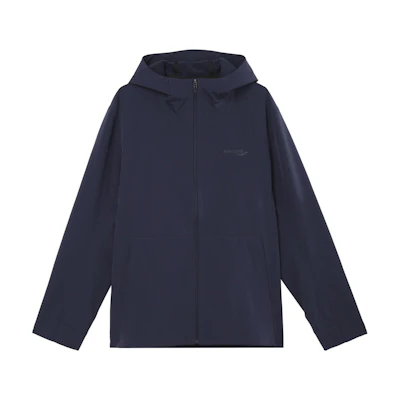 Saucony Running Training Unisex Full Zip Breathable Jacket in Iridescent Deep Blue SC2240200A-DA16