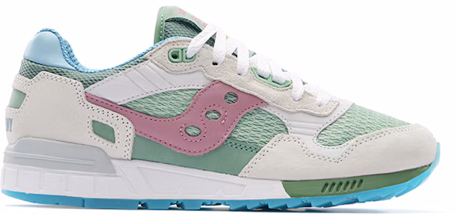 Lookbook Saucony Shadow 5000 復古休閒 低幫 運動休閒鞋 男女同款 白綠