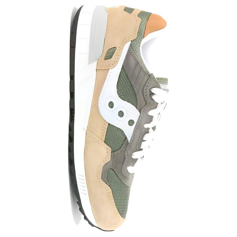 Lookbook Saucony Shadow 5000 運動 減震耐磨 低幫 跑步鞋 男款 棕綠色