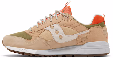 Lookbook Saucony Shadow 5000 透氣耐磨 低幫 跑步鞋 男女同款 棕橙