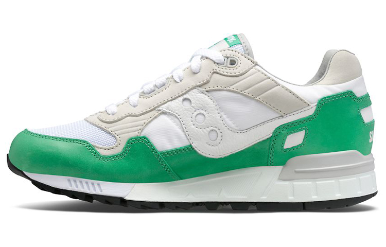 Saucony Shadow 5000 Premier White Green Low-Top Running Shoes M Width S70667-1 (M Wide)